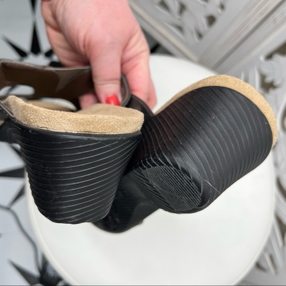 Axxiom Pewter Bedazzled ‘Andes’ Wedge Sandals - Picture 3 of 7